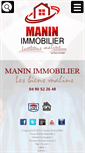 Mobile Screenshot of manin-immobilier.com