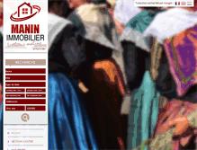 Tablet Screenshot of manin-immobilier.com